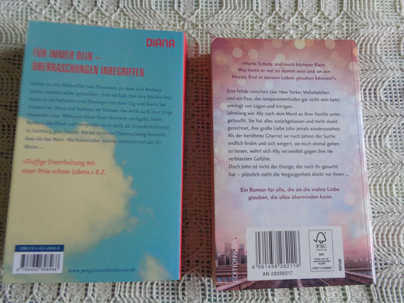 #Bücher, 2 Stück: Lost and found in New York/Der Überraschungsmann, 2 St. 5,00 Euro