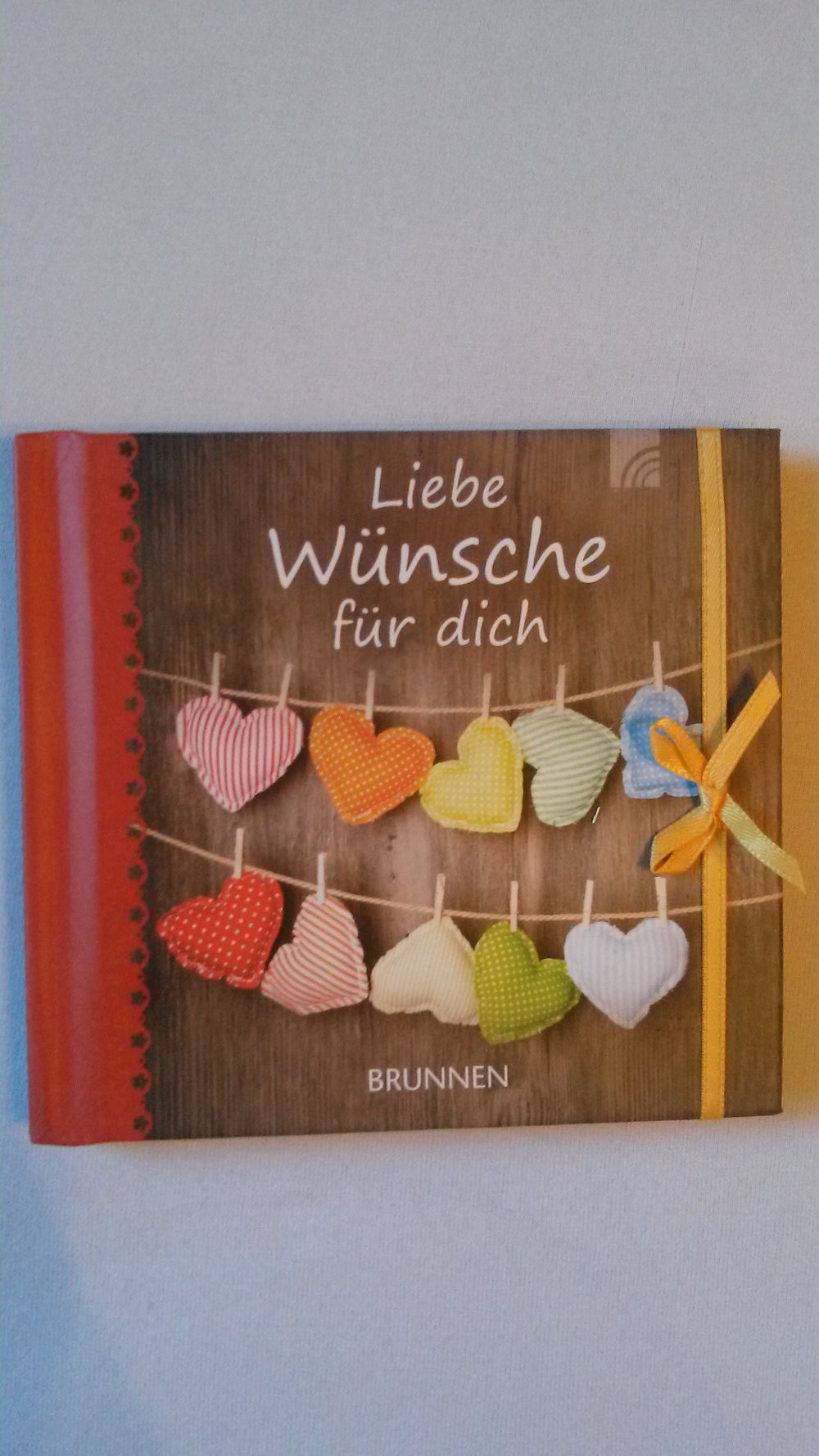kleines Buch, Geschenk, Liebe Wünsche für dich