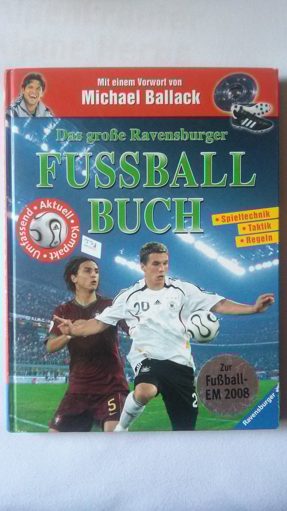 Fußball Buch, Ravensburger, Ballack, EM 2008
