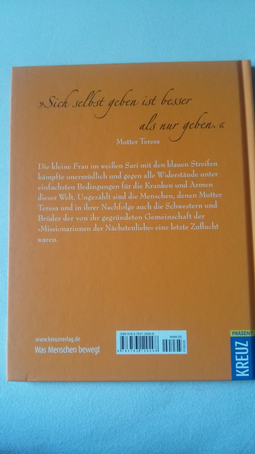 Sich selbst geben, Mutter Teresa
