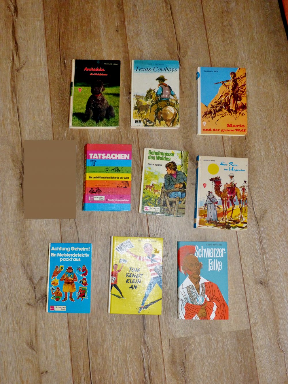9 alte Kinder-/Jugendbücher, 60er, 70er Jahre