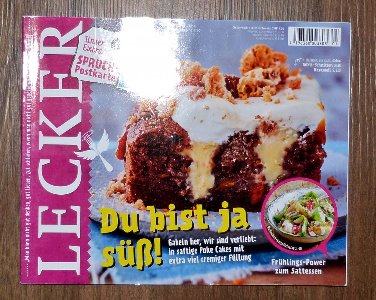 10 Zeitschriften Lecker 2019, Kochen und Backen, Sehr gut