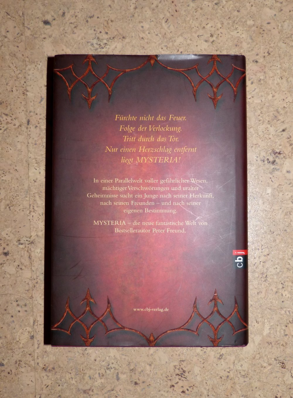 MYSTERIA - Das Tor des Feuers, Band 1 von Peter Freund,gebunden
