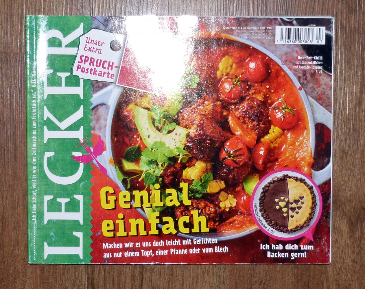 10 Zeitschriften Lecker 2019, Kochen und Backen, Sehr gut