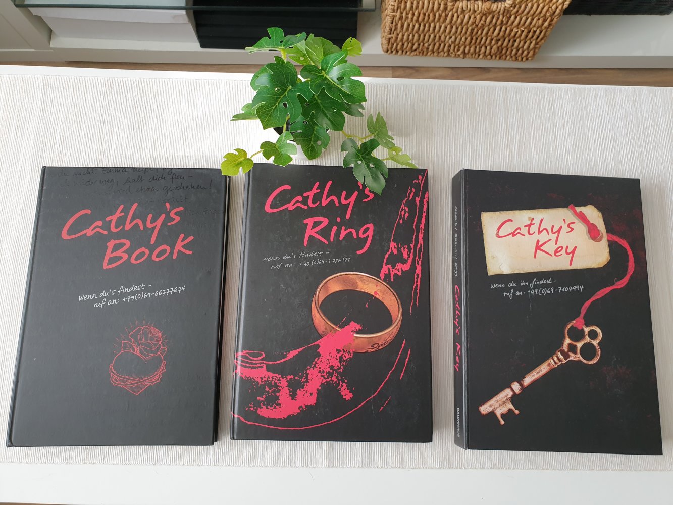 Die Cathy's Buchreihe bestehend aus 3 Büchern inkl. der vollständigen Handouts 