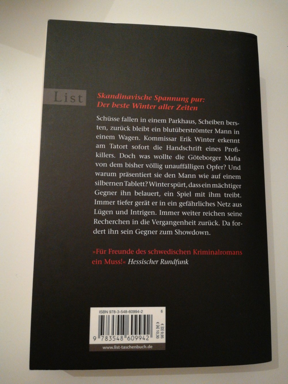 Toter Mann / Ake Edwardson / Krimi / Spiegel Bestseller