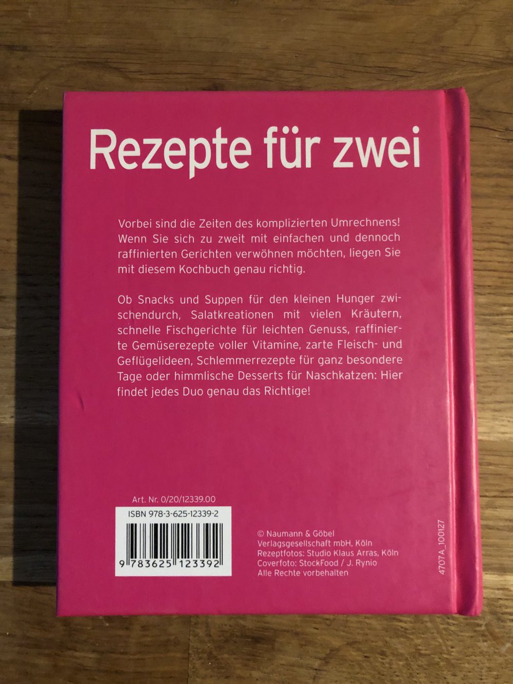 Kochbuch Rezepte für zwei
