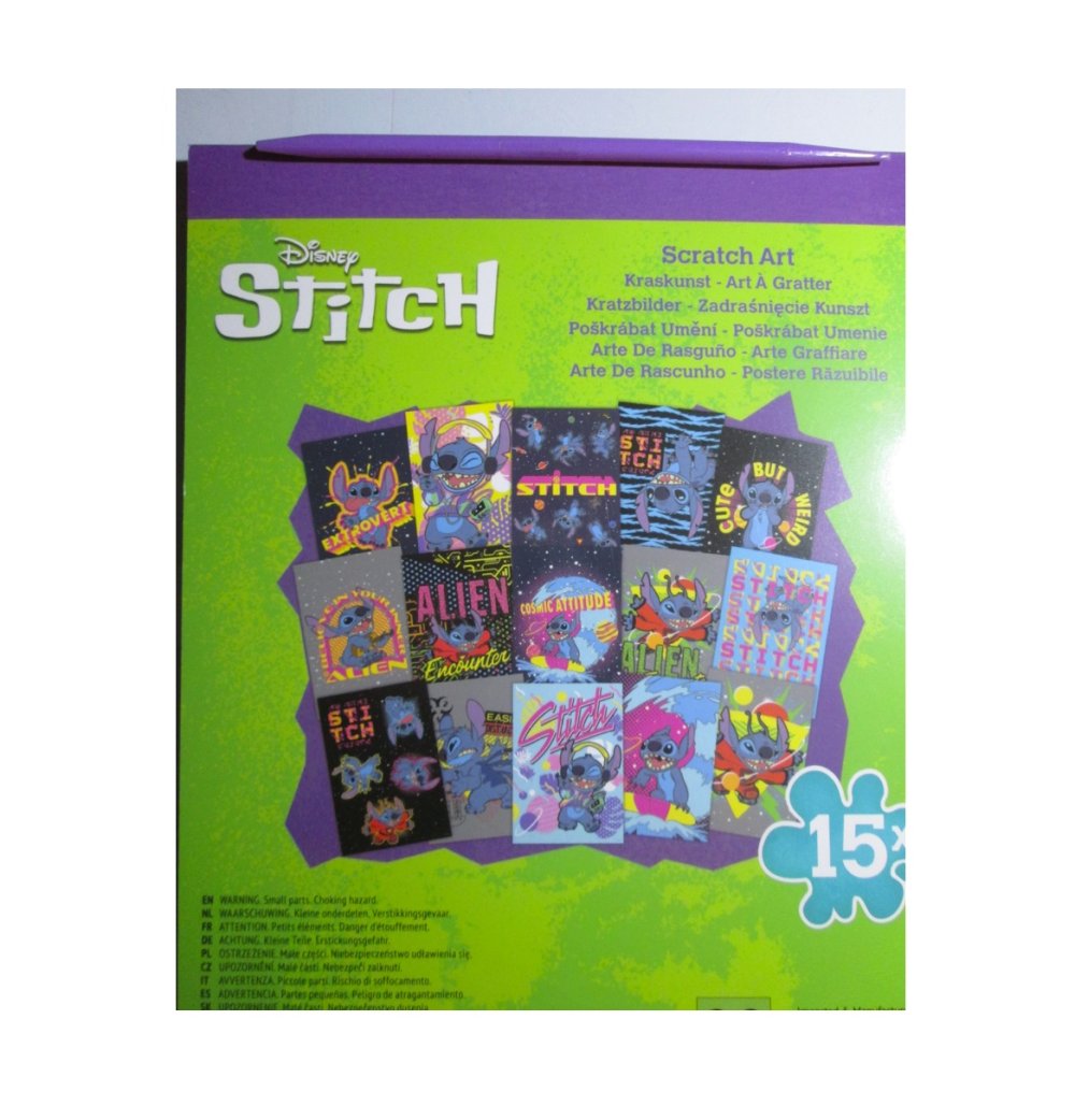 Disney Stitch Kratzbuch Malbuch Neuwertig