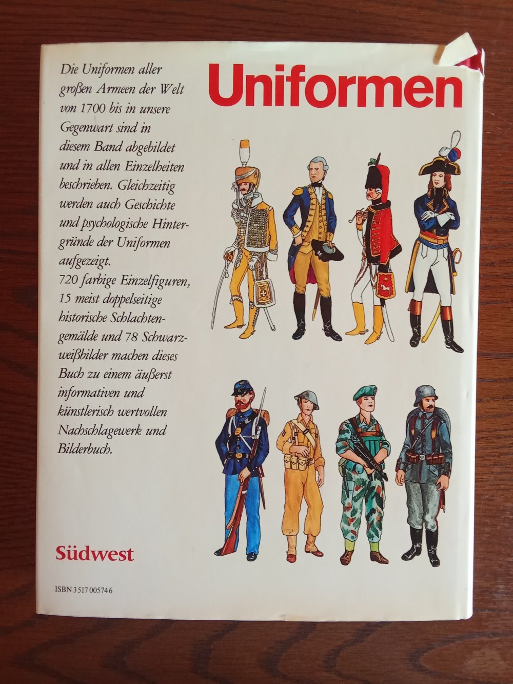 Das Bilderlexikon der Uniformen von 1700 bis zur Gegenwart Vintage 70's