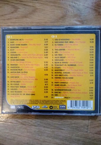 2 CD Mega Hits 2000 Die Zweite