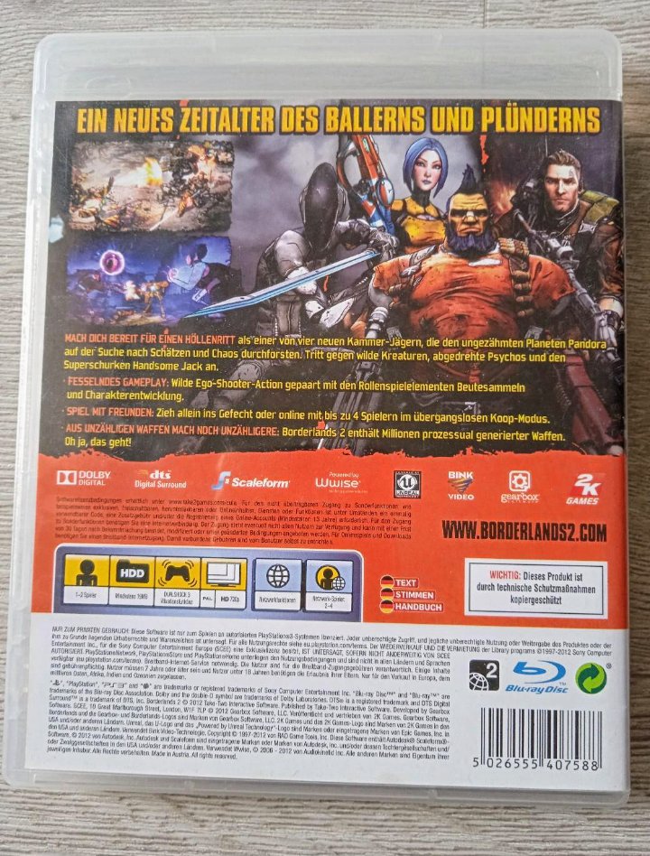 PS3 Spiel Borderlands 2