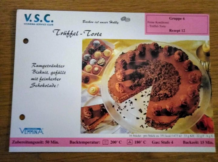Femmina Rezeptkarte