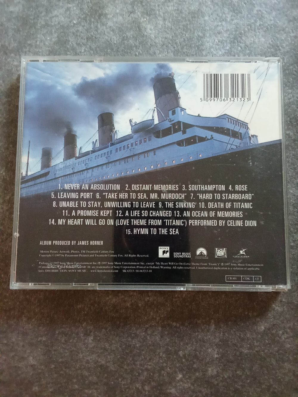 CD OST Titanic 