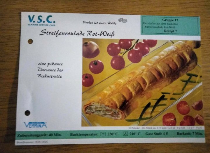 Femmina Rezeptkarte