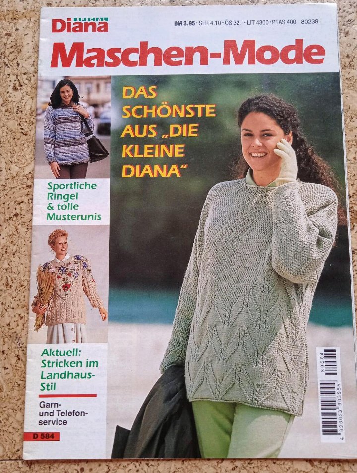 Strickheft Vintage 90's