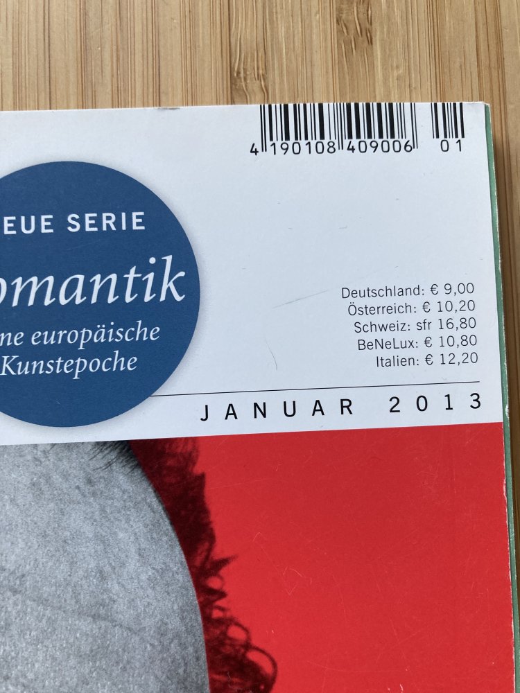 Art Magazin – Januar 2013