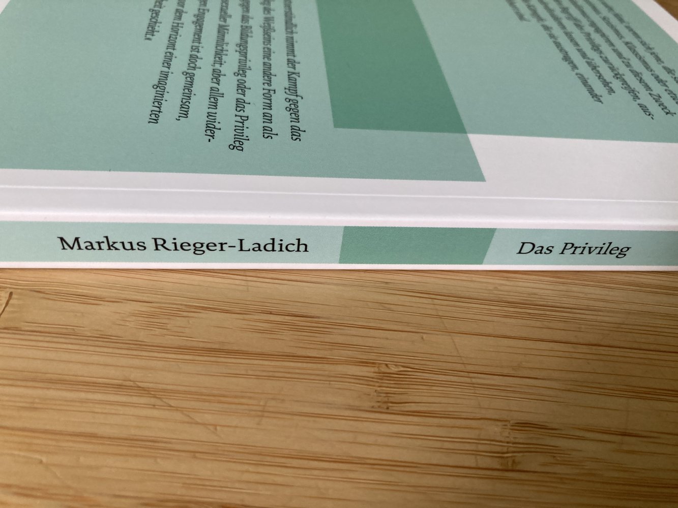 Das Privileg – Kampfvokabel und Erkenntnisinstrument (Reclam)