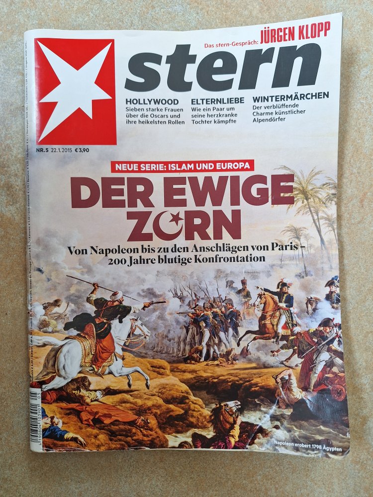 Zeitschrift stern Nr. 5 vom 22.1.2015 Der ewige Zorn