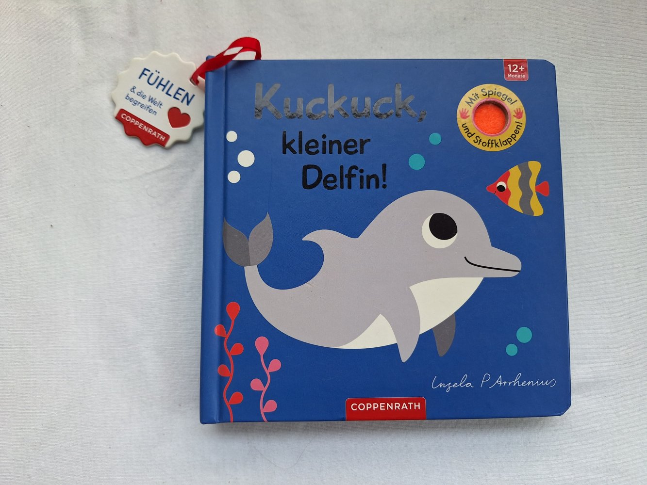 Fühlbuch Kuckuck, kleiner Delfin mit Filzklappen