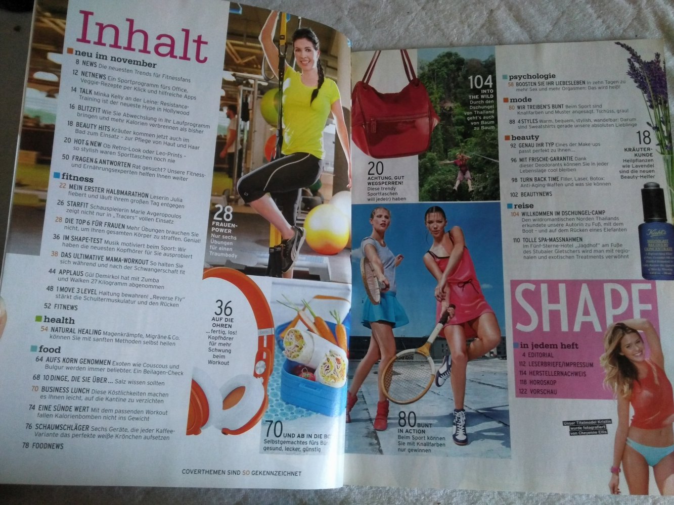 Shape November 2013 Sport, Fitness & Beauty Frauenzeitschrift