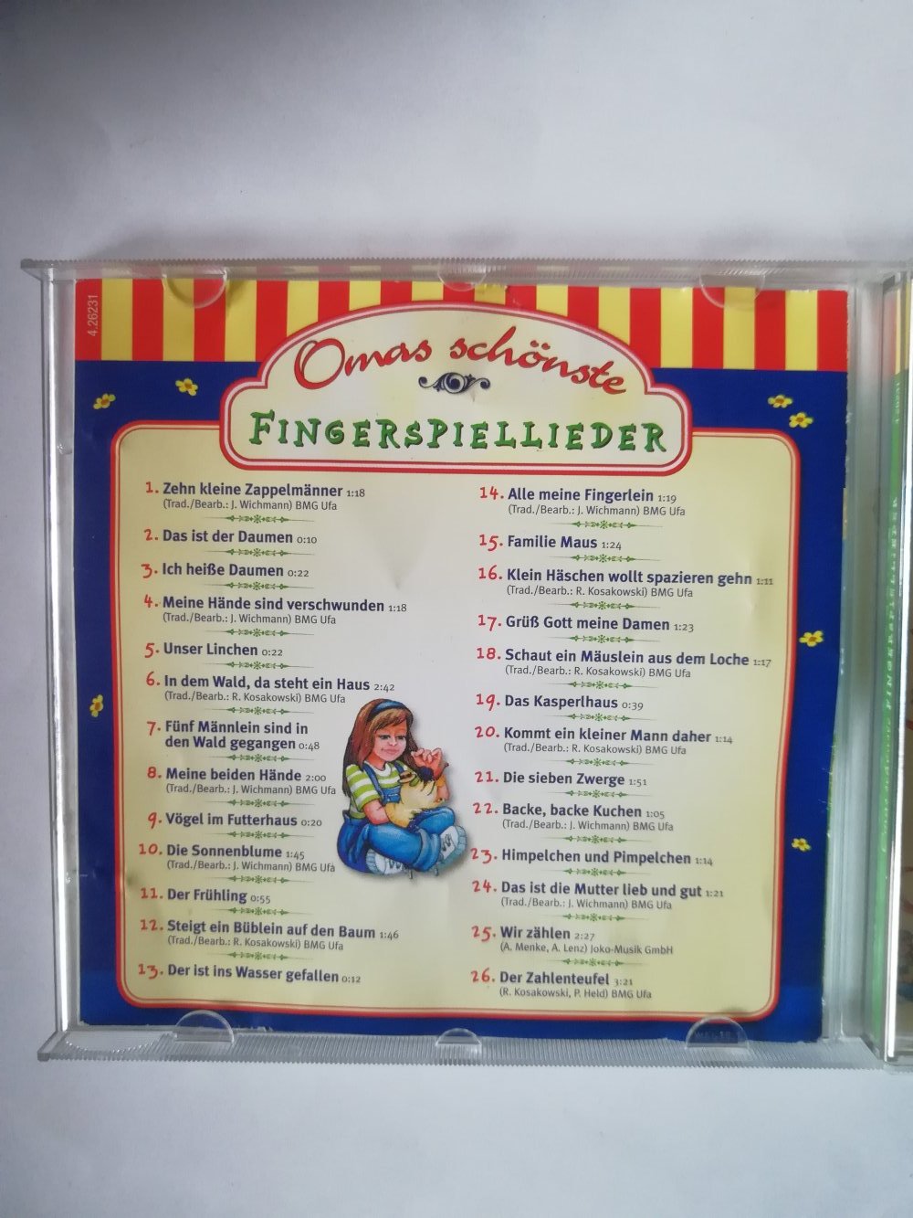 Omas schönste Fingerspiellieder - Zehn kleine Zappelmänner