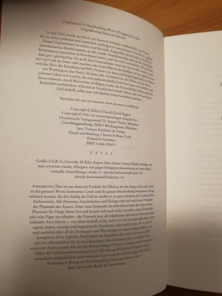  Ein herzzerreissendes Werk von umwerfender Genialität – Eine wahre Geschichte