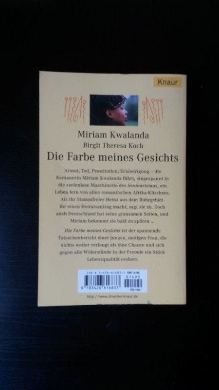 Die Farbe meines Gesichts
