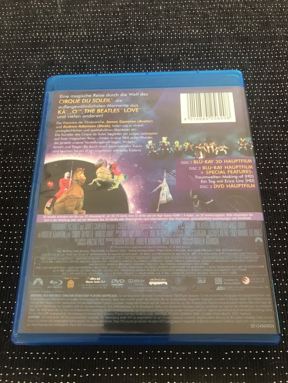 Cirque Du Soleil -Traumwelten limi.3D Edition *neuwertig*