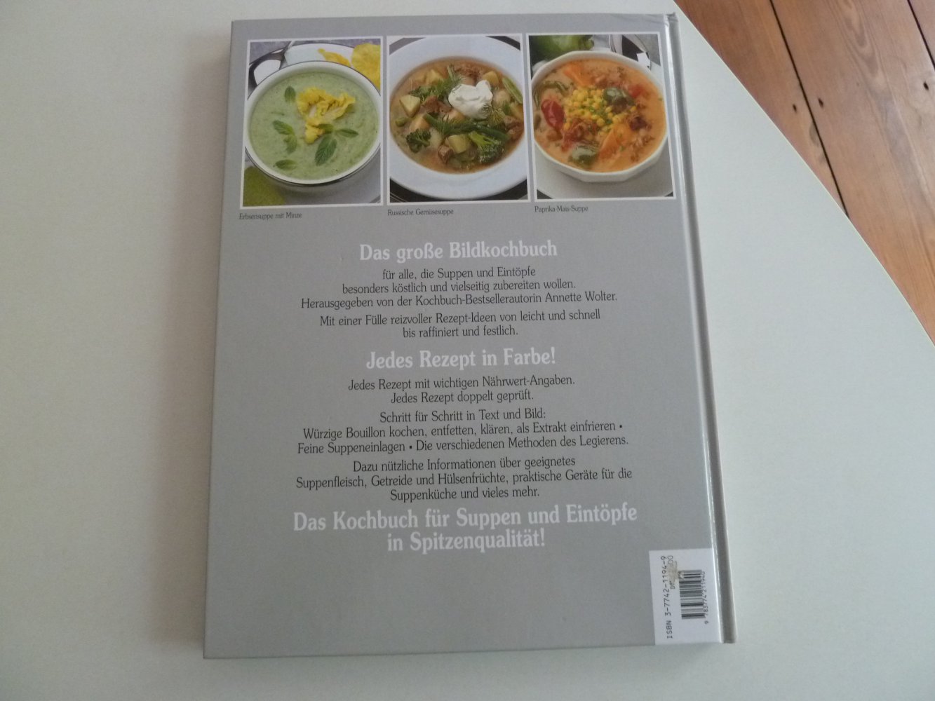 Kochbuch Suppen und Eintöpfe aus aller Welt Bildkochbuch Annette Wolter gebundene Ausgabe