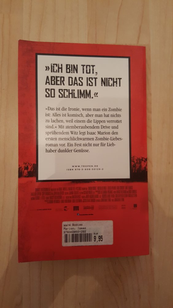 Warm Bodies Buch 