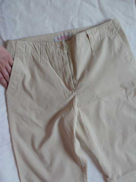 beige / creme - Stoffhose - H & M / L.O.G.G. - Größe 36