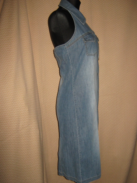 NEU mit ETIKETT * Sexy * Neckholder * Rückenfrei * Jeans- Kleid 