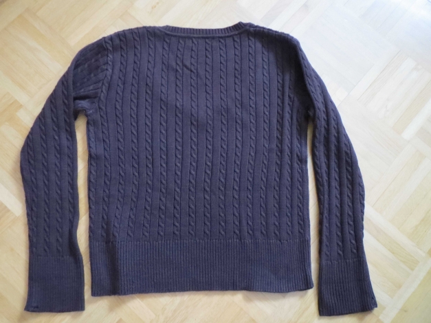 Pullover,braun,V-Ausschnitt