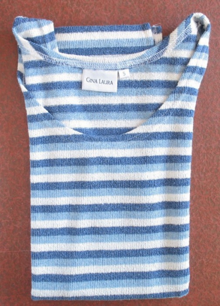 Geringeltes Long-Top Gina Laura Gr. S
