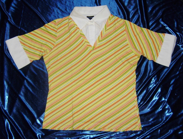 T-Shirt von bluemotion, gestreift, Lagenlook Gr. M 40/42