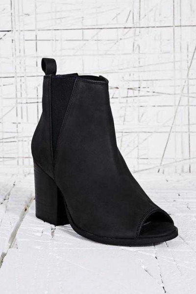 Neue Urban Outfitters Chelsea Peep Toes Echtleder 40 Hipster Blogger