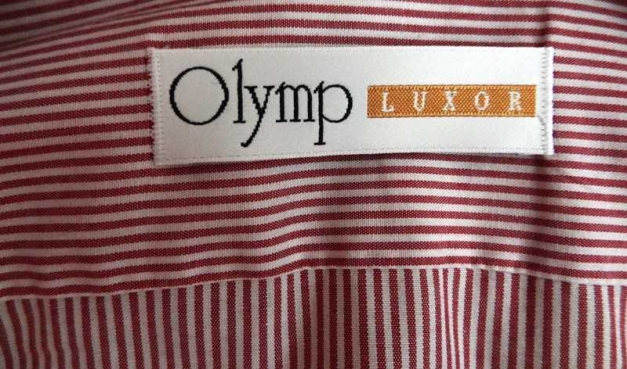 Rotgestreiftes Hemd für Männer von Olymp Luxor Original
