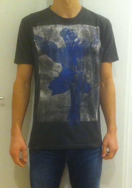 Zara T-Shirt, grau