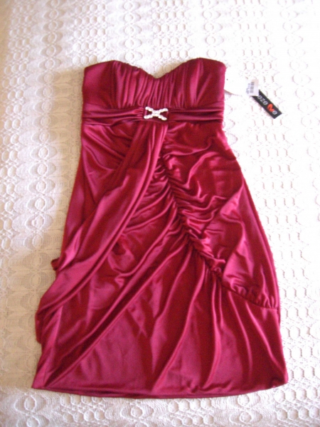 Damenbekleidung Damenkleidung Kleid, rot Gr. S bzw. ca. Gr. 36, neu, nicht getragen