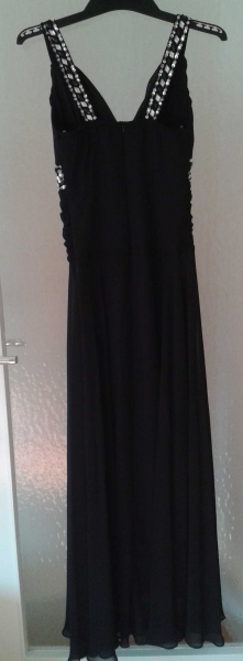 Langes schwarzes Abendkleid * Abiball * Silvester