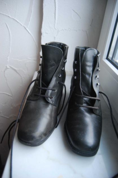 Leder Schnürstiefeletten Schuhe Trendi