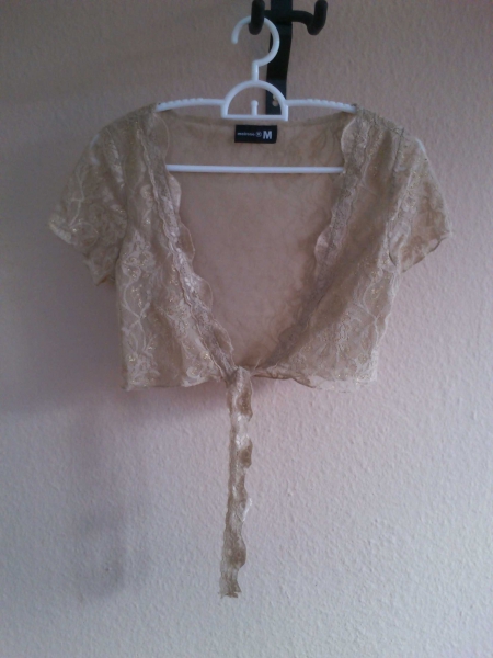 Bolero mit Spitze