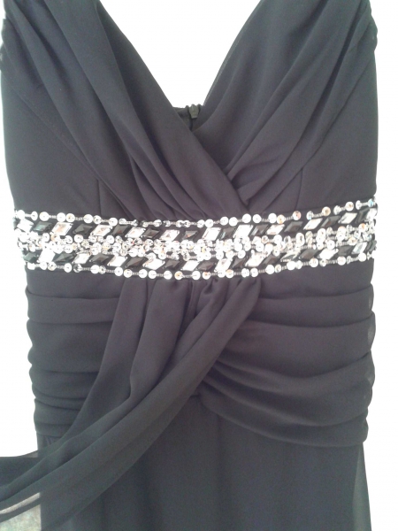 Langes schwarzes Abendkleid * Abiball * Silvester