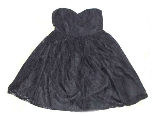 Spitzenkleid Bustierkleid schwarz Gothic
