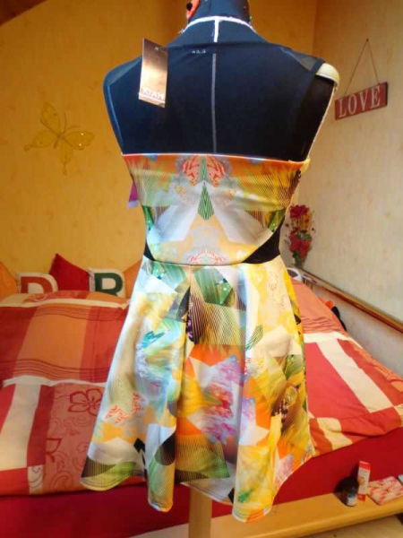 Kiah Retro Skaterkleid Partykleid transparent