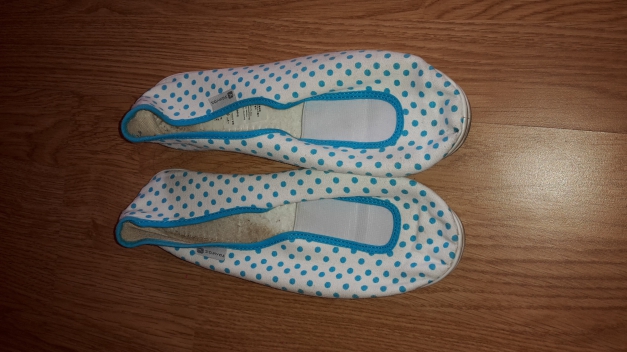 Stoff ballerina's 
