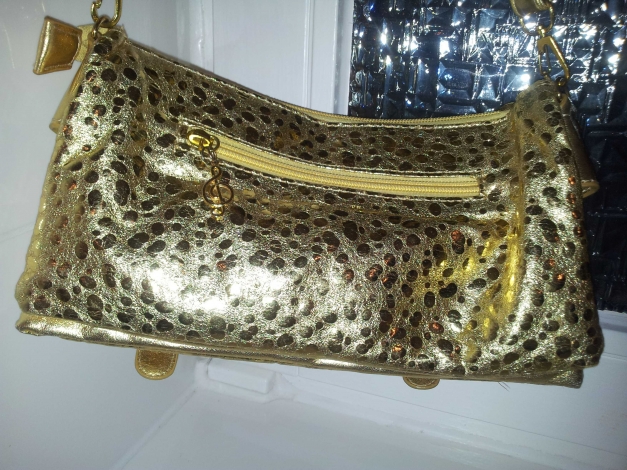 Gold Tasche Partytasche 