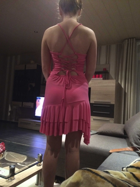 Pinkes Kleid