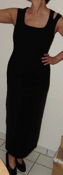 Wunderschönes elegantes schwarzes Business Kleid Gr. 38