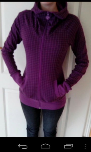 lila Bench Jacke